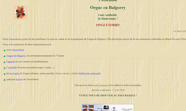 Orgue en Baïgorry