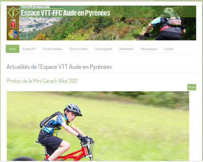 Espace VTT-FFC Aude en Pyrénées